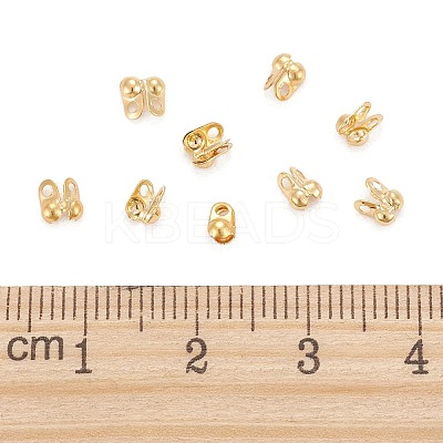 304 Stainless Steel Bead Tips X-STAS-R063-19-G-1