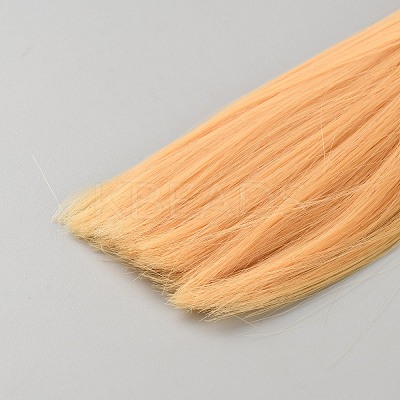 Plastic Doll Wig Hair AJEW-WH0695-007B-1