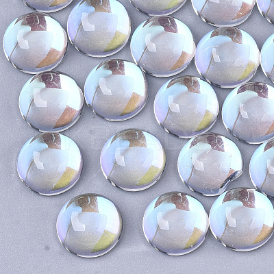 Transparent Glass Cabochons EGLA-N004-03A-01-1