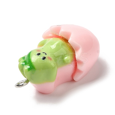 Cute Opaque Resin Pendants LS-RESI-L038-08P-03-1