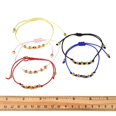 5Pcs Nylon Thread Bracelets BJEW-FS00020-1