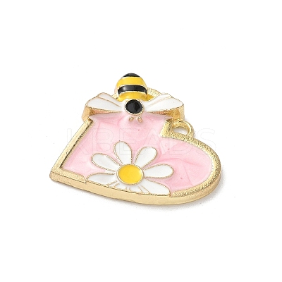 Alloy Enamel Pendants FIND-C074-28KCG-03-1
