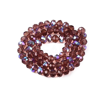 Electroplate Glass Beads Strands LS-EGLA-A044-T8mm-L13-1