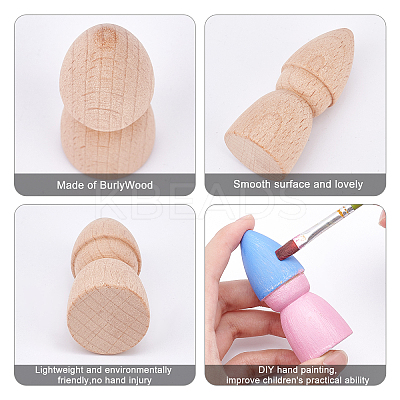 Wooden Dolls DIY-PH0005-17-1