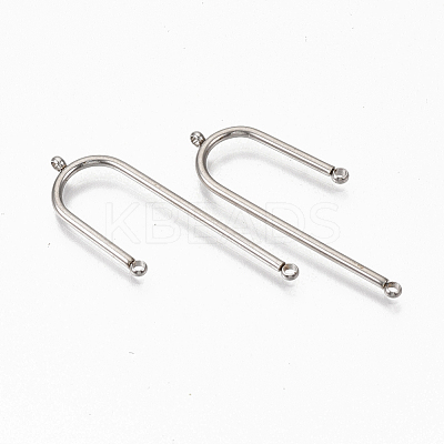 Tarnish Resistant 304 Stainless Steel Asymmetric Length Chandelier Component Links X-STAS-T050-029P-1