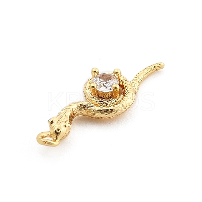 Brass Micro Pave Cubic Zirconia Pendants LS-KK-M321-01C-G-1
