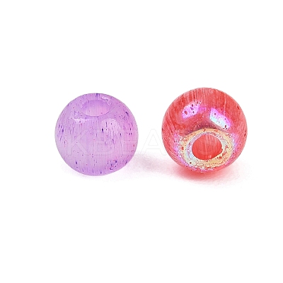 Mixed Color Imitation Cat Eye Glass Round Seed Beads LS-SEED-NH0003-01A-05-1