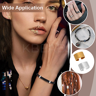 240pc 2 Style Alloy Hair Coil Cuffs FIND-PH0026-89-1