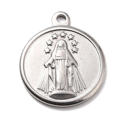 Non-Tarnish 304 Stainless Steel Pendants STAS-B024-28P-1