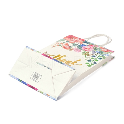 Gold Stamping Rectangle Paper Bags CARB-B002-01C-1