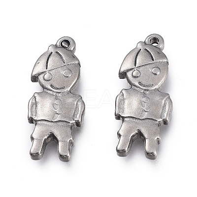Non-Tarnish 201 Stainless Steel Pendants STAS-L232-094P-1