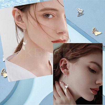 16Pcs 2 Colors 304 Stainless Steel Charms STAS-DC0012-79-1