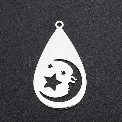 Non-Tarnish 201 Stainless Steel Pendants STAS-S105-LA216-1