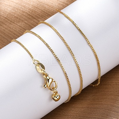 Brass Venetian Chain X-NJEW-E151-04G-1