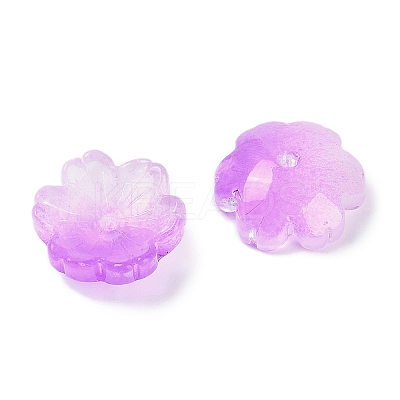 Transparent Spray Paint Glass Beads X1-GLAA-H035-04I-1