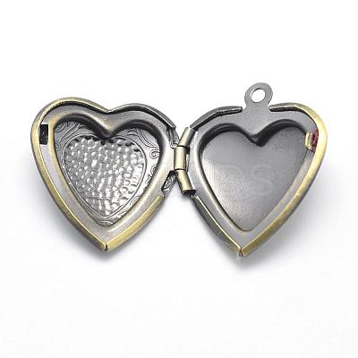 Brass Locket Pendants KK-F717-46AB-NR-1