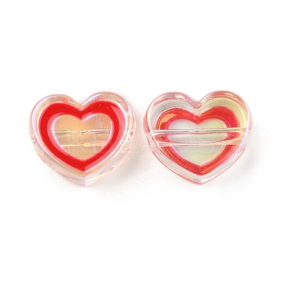 UV Plating Acrylic Beads OACR-K005-23-1