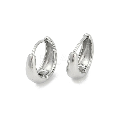 Tarnish Resistant 304 Stainless Steel Huggie Hoop Earrings for Women EJEW-C096-07A-P-1
