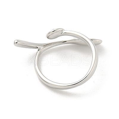 Brass Cup Peg Open Cuff Ring Settings KK-G518-10P-02-1