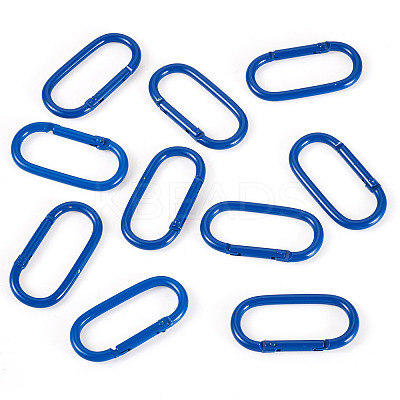 10Pcs Alloy Spring Gate Rings FIND-TA0009-25K-1
