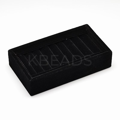 Cuboid Wood Jewelry Ring Display RDIS-L001-07D-1