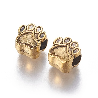 Tibetan Style European Beads LS-MPDL-6160-AG-RS-1