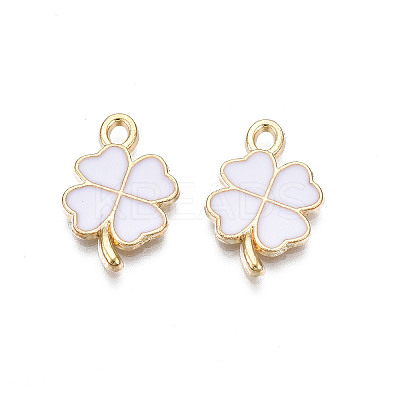 Rack Plating Alloy Enamel Pendants LS-ENAM-N055-088-04LG-1