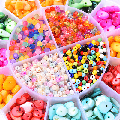 Beads Kit for DIY Jewelry Making Finding Kit DIY-YW0004-34-1