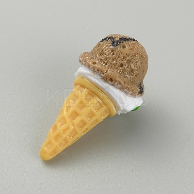 Opaque Resin Ice Cream Cabochons CRES-CJC0009-01E-1