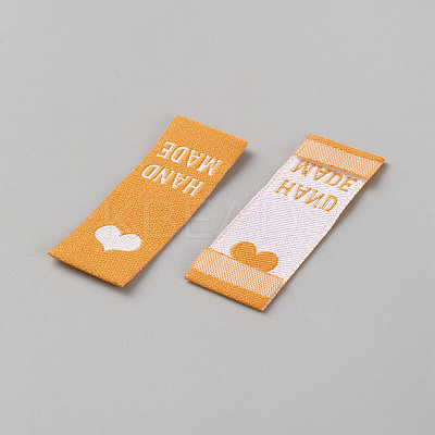 Cloth Rectangle Clothing Label DIY-TAC0040-01C-1