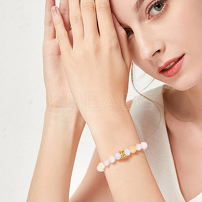 2 Strands Natural Yellow Jade Beads Strands G-GO0001-36-1