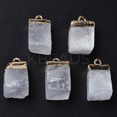 Natural Quartz Crystal Pendants G-Q998-035G-1