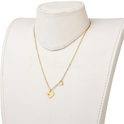 304 Stainless Steel Pendant Necklaces NJEW-JN02214-06-1