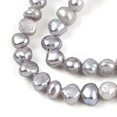 Natural Cultured Freshwater Pearl Beads Strands PEAR-N014-03J-01-1