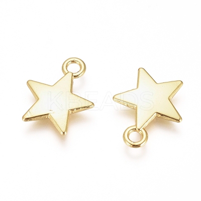 Electroplated Alloy Charms PALLOY-G267-01G-1