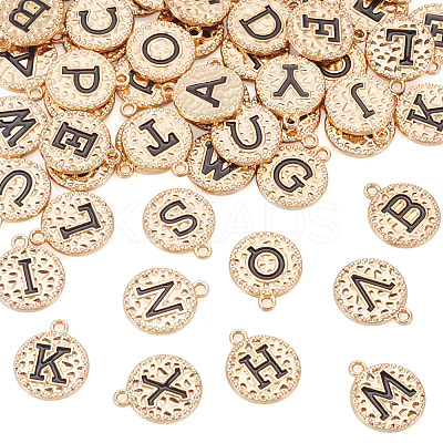 52 Pcs Alloy Enamel Pendants ENAM-TA0003-77-1