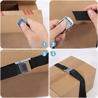 Elastic Adjustable Luggage Straps AJEW-CA0004-49-1