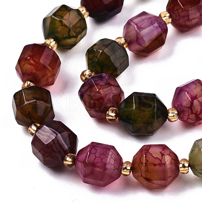 Natural Agate Beads Strands G-T131-82B-06-1
