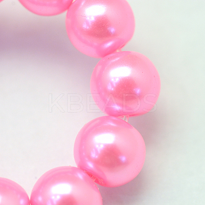 Baking Paint Glass Pearl Bead Strands HY-Q003-3mm-68-1