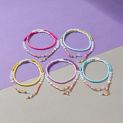 Rainbow Eyeglasses Chains AJEW-EH00315-1