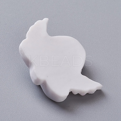 Cream Glue Resin Cabachons RESI-CJC0001-64A-1