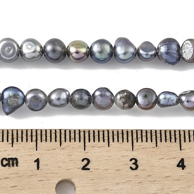 Dyed Natural Cultured Freshwater Pearl Beads Strands PEAR-A006-03B-1
