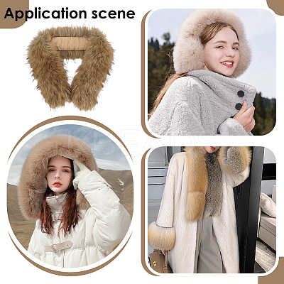 1Pc Artificial Fur Chenille Stick Collars Trim for Sewing Craft Decor FIND-BC0019-22C-1