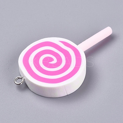 Handmade Polymer Clay Pendants CLAY-L002-A05-1