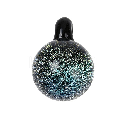 Handmade Lampwork Pendants LAMP-Q005-05C-03-1