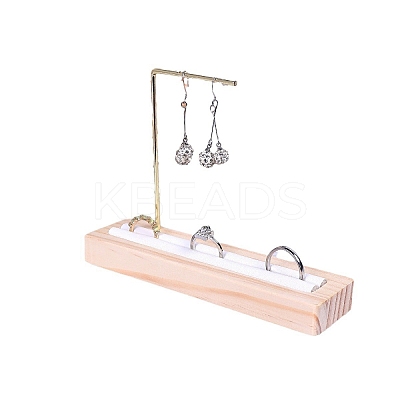 L Shaped Metal Bar Earrings Display Stands PW-WG2E3E8-01-1