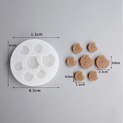 Biscuits DIY Food Grade Silicone Fondant Molds PW-WG11085-04-1