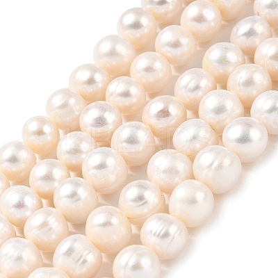 Natural Cultured Freshwater Pearl Beads Strands PEAR-I007-07U-04B-1
