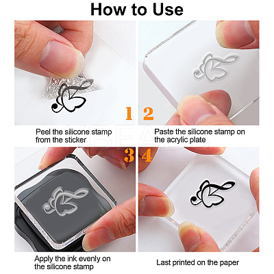 Custom Summer Theme PVC Plastic Clear Stamps DIY-WH0631-0219-1