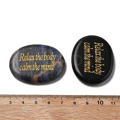 Natural Mixed Gemstone Cabochons G-U031-02C-1